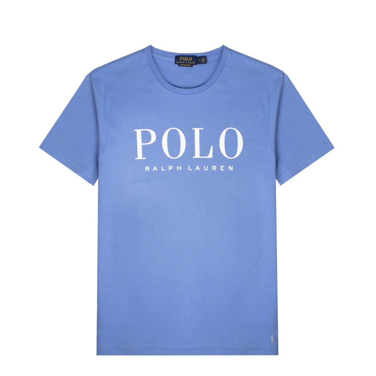 Polo Ralph Lauren Custom Slim Fit Logo Jersey T-Shirt Harbour Island Blue