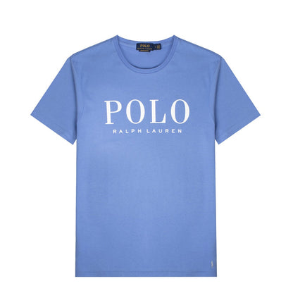 Polo Ralph Lauren Custom Slim Fit Logo Jersey T-Shirt Harbour Island Blue