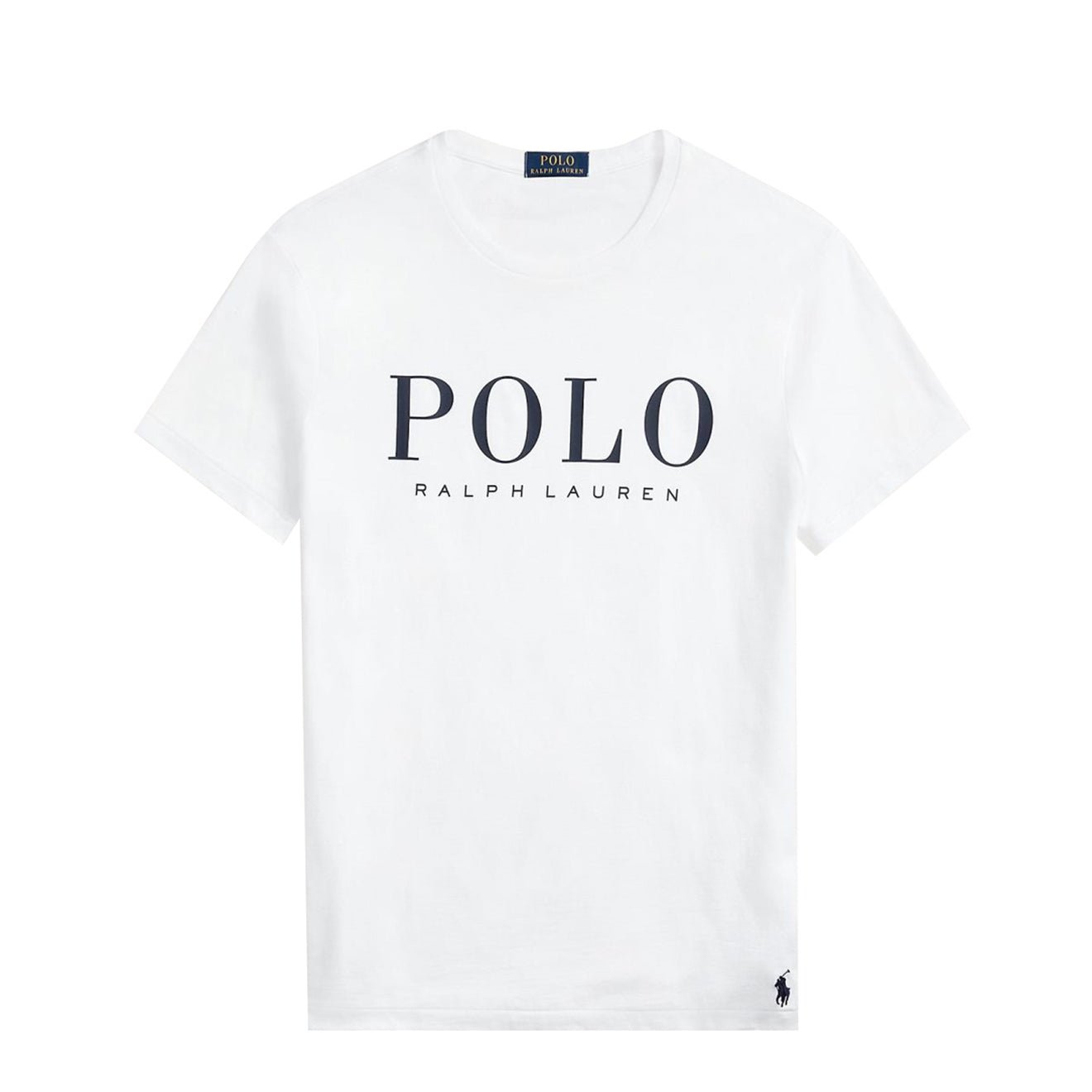 Polo Ralph Lauren Custom Slim Fit Logo Jersey T-Shirt White