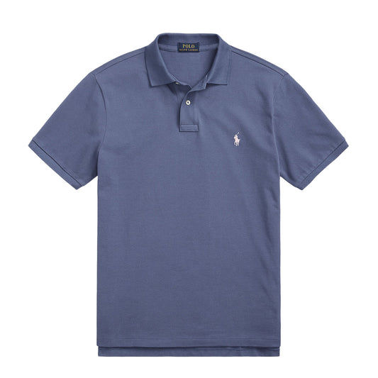 Polo Ralph Lauren Custom Slim Fit Mesh Polo Shirt Old Royal