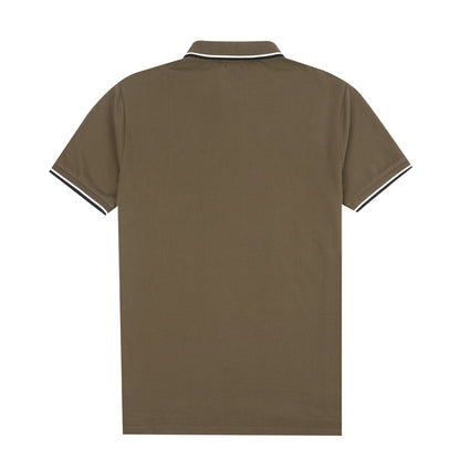 Polo Ralph Lauren Custom Slim Fit Mesh Tipped Polo Defender Green