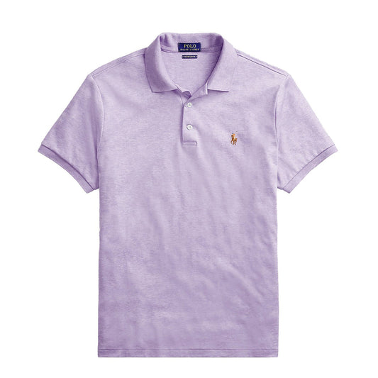 Polo Ralph Lauren Custom Slim Fit Polo Shirt Pastel Purple Heather