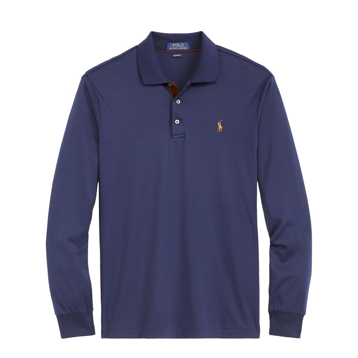 Polo Ralph Lauren Custom Slim Fit Soft Cotton Polo Shirt Refined Navy