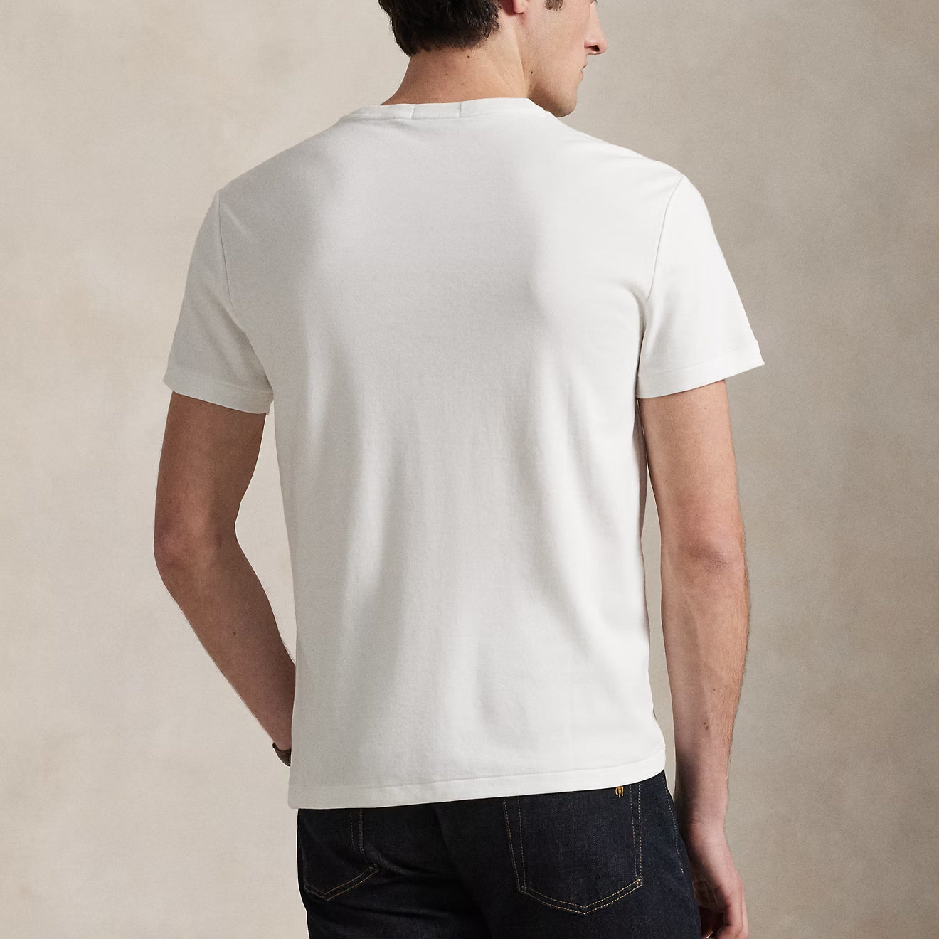 Polo Ralph Lauren Custom Slim Fit Soft Cotton T-Shirt White - The Sporting Lodge