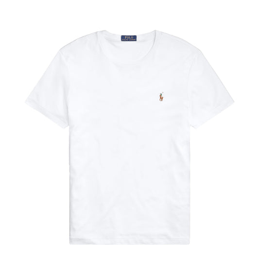 Polo Ralph Lauren Custom Slim Fit Soft Cotton T-Shirt White - The Sporting Lodge
