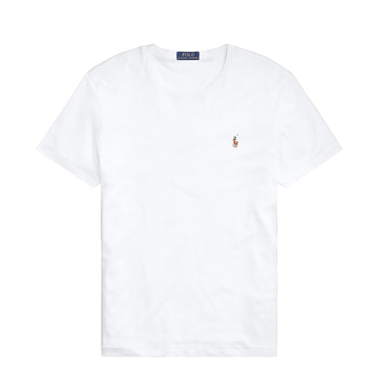 Polo Ralph Lauren Custom Slim Fit Soft Cotton T-Shirt White - The Sporting Lodge