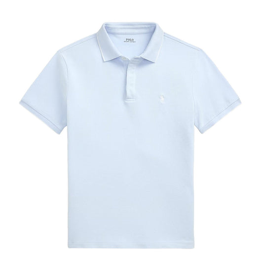 Polo Ralph Lauren Custom Slim Fit Stretch Oxford Mesh Polo Blue/White