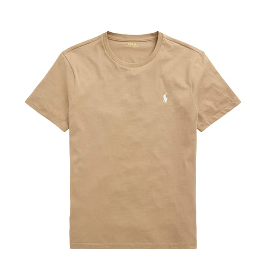 Polo Ralph Lauren Custom Slim Fit  T-Shirt Cafe Tan - The Sporting Lodge
