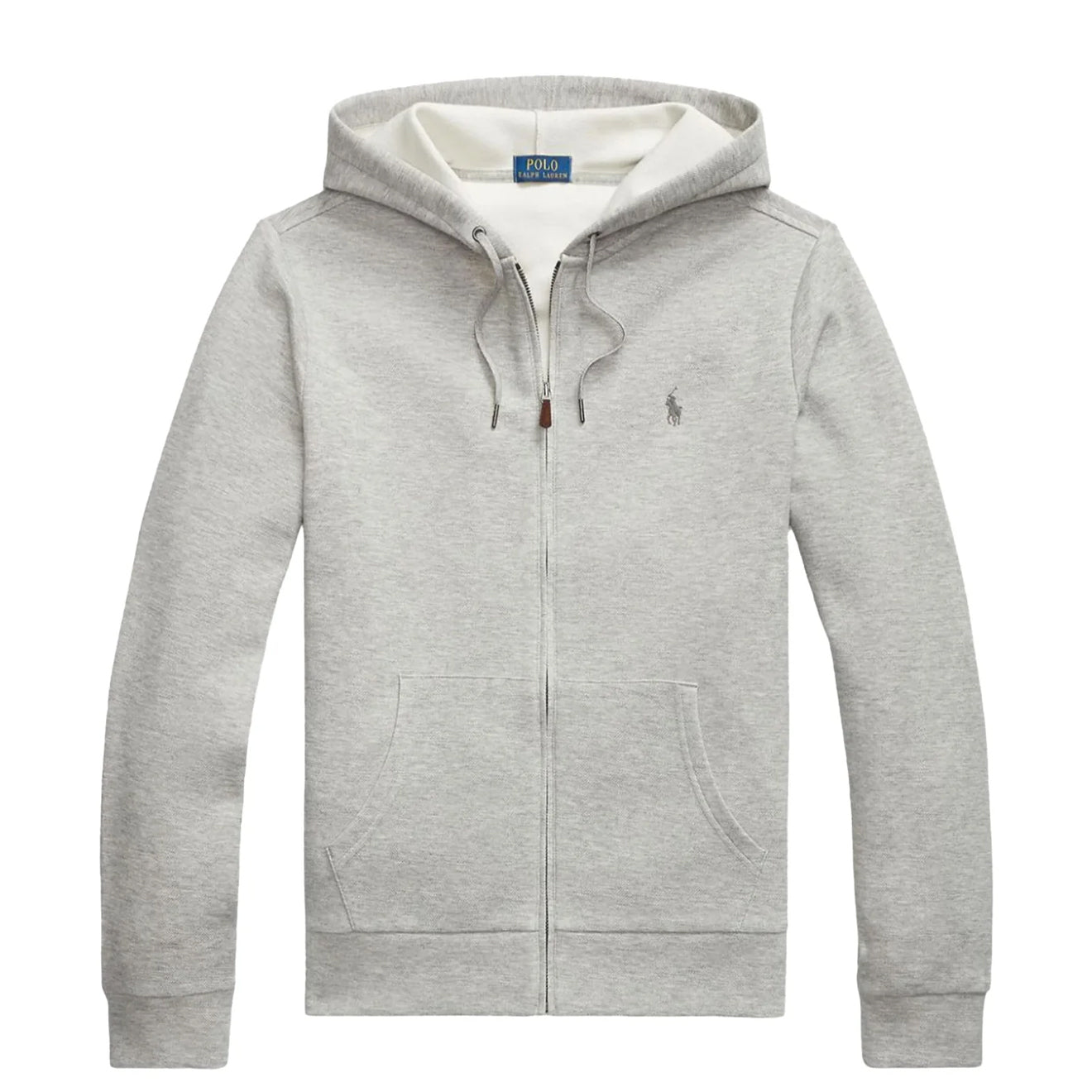RALPH LAUREN ☆★ Polo Ralph Lauren Double-Knit Mesh Full-Zip Hoodie Andover Heather