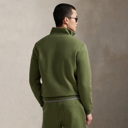 Polo Ralph Lauren Double - Knit Quarter - Zip Pullover Supply Olive