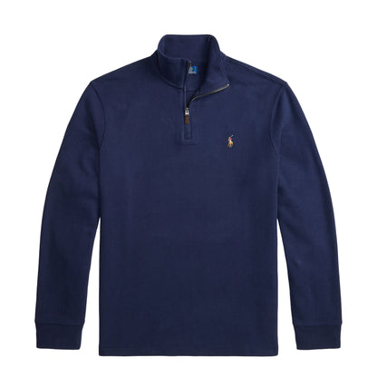 Polo Ralph Lauren Estate Rib Quarter Zip Pullover Cruise Navy
