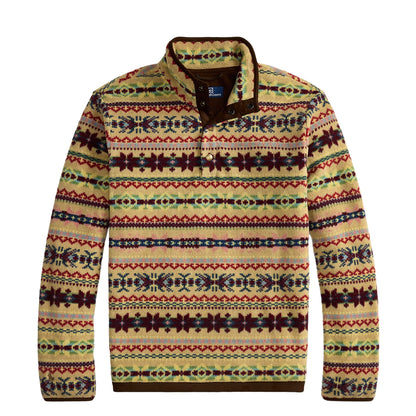 Polo Ralph Lauren Fair Isle-Inspired Fleece Pullover Camel Combo