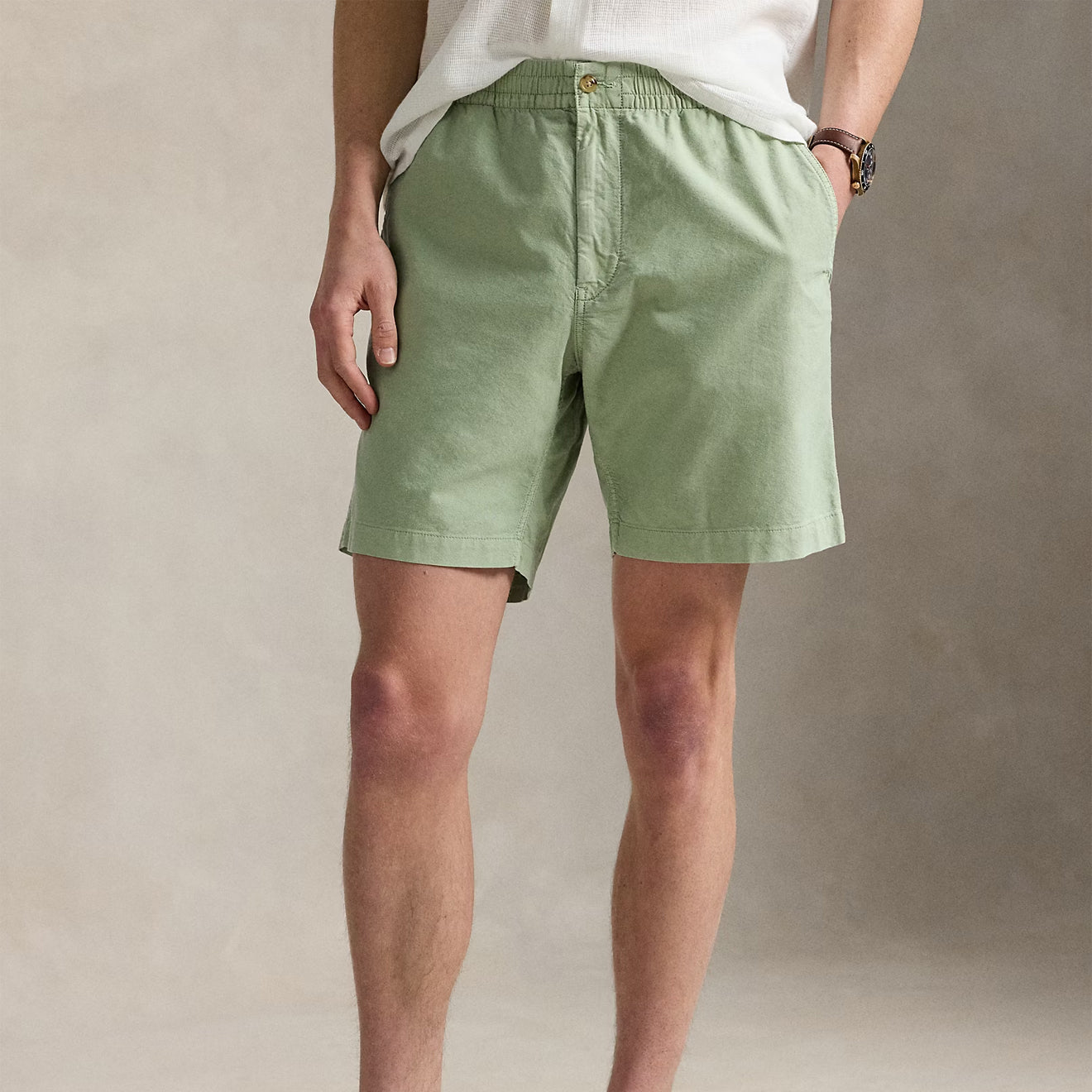 Polo Ralph Lauren Flat Front Classic Greenstone - The Sporting Lodge