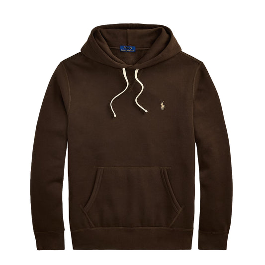 Polo Ralph Lauren Fleece Hooded Sweat Nutmeg Brown - The Sporting Lodge