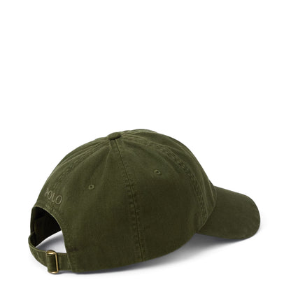 Polo Ralph Lauren Garment-Dyed Twill Ball Cap Company Olive - The Sporting Lodge
