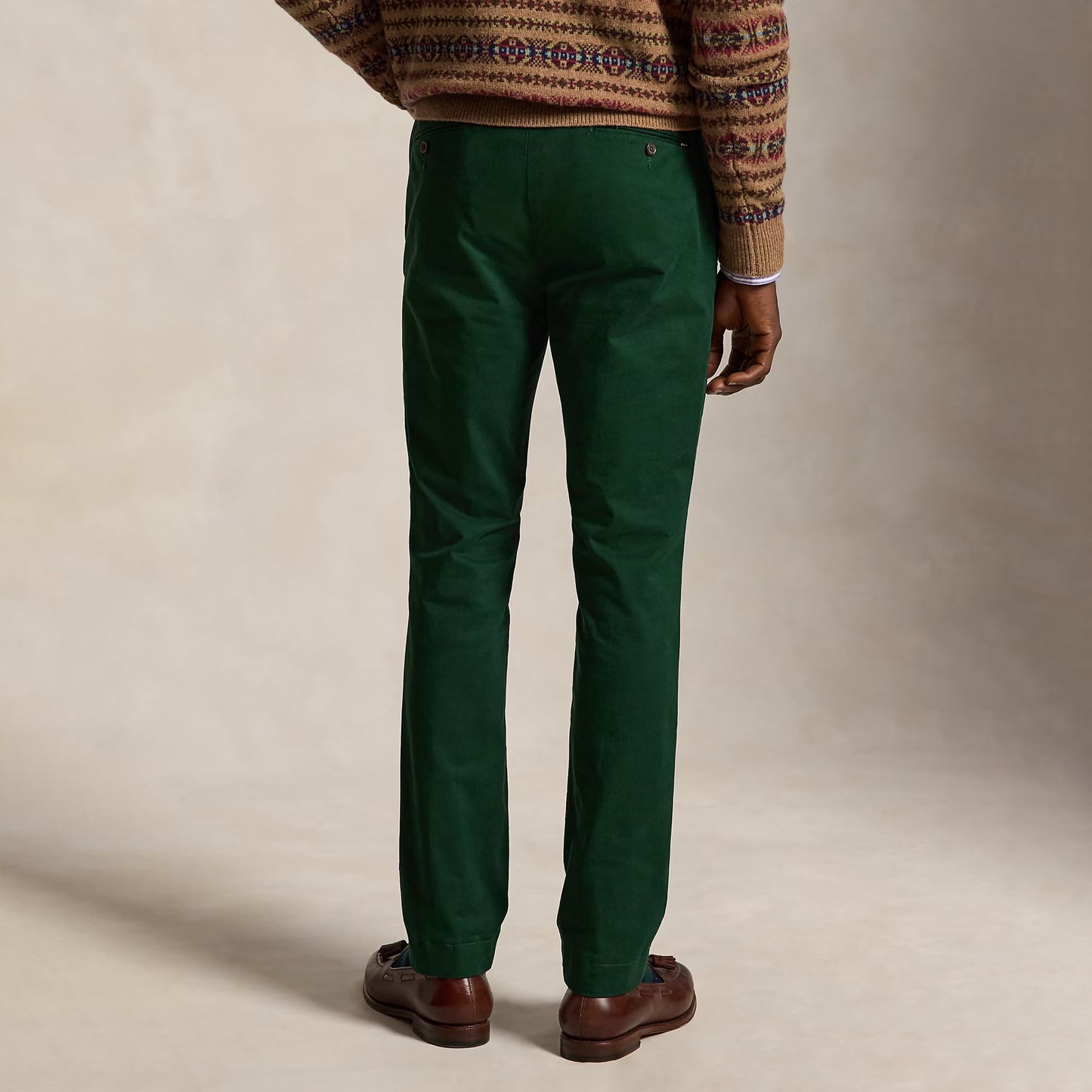 Polo Ralph Lauren Greenwich Slim Fit Stretch Chino Trouser College Green