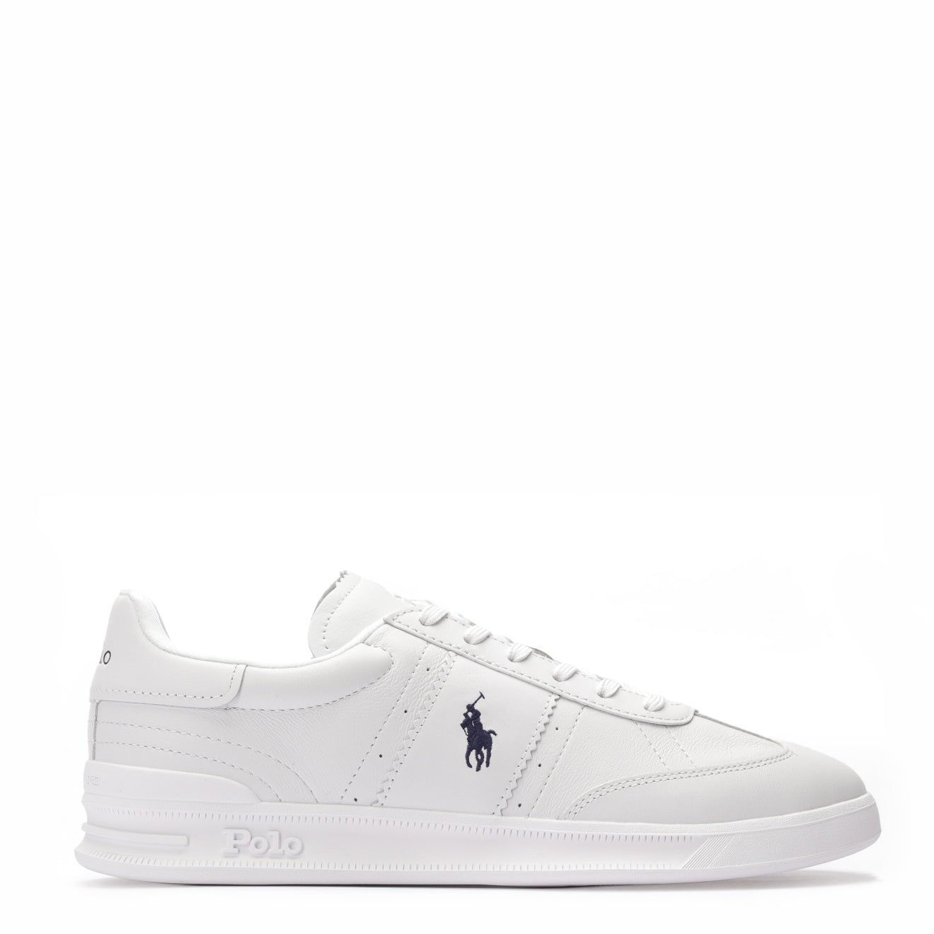 Polo Ralph Lauren Heritage Aera Leather Trainer White / Navy