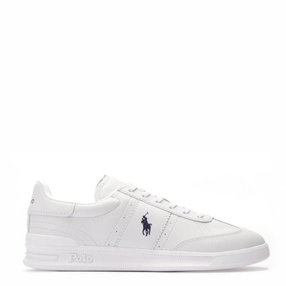 Polo Ralph Lauren Heritage Aera Leather Trainer White / Navy