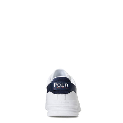 Polo Ralph Lauren Heritage Court II Leather Sneaker White / Navy