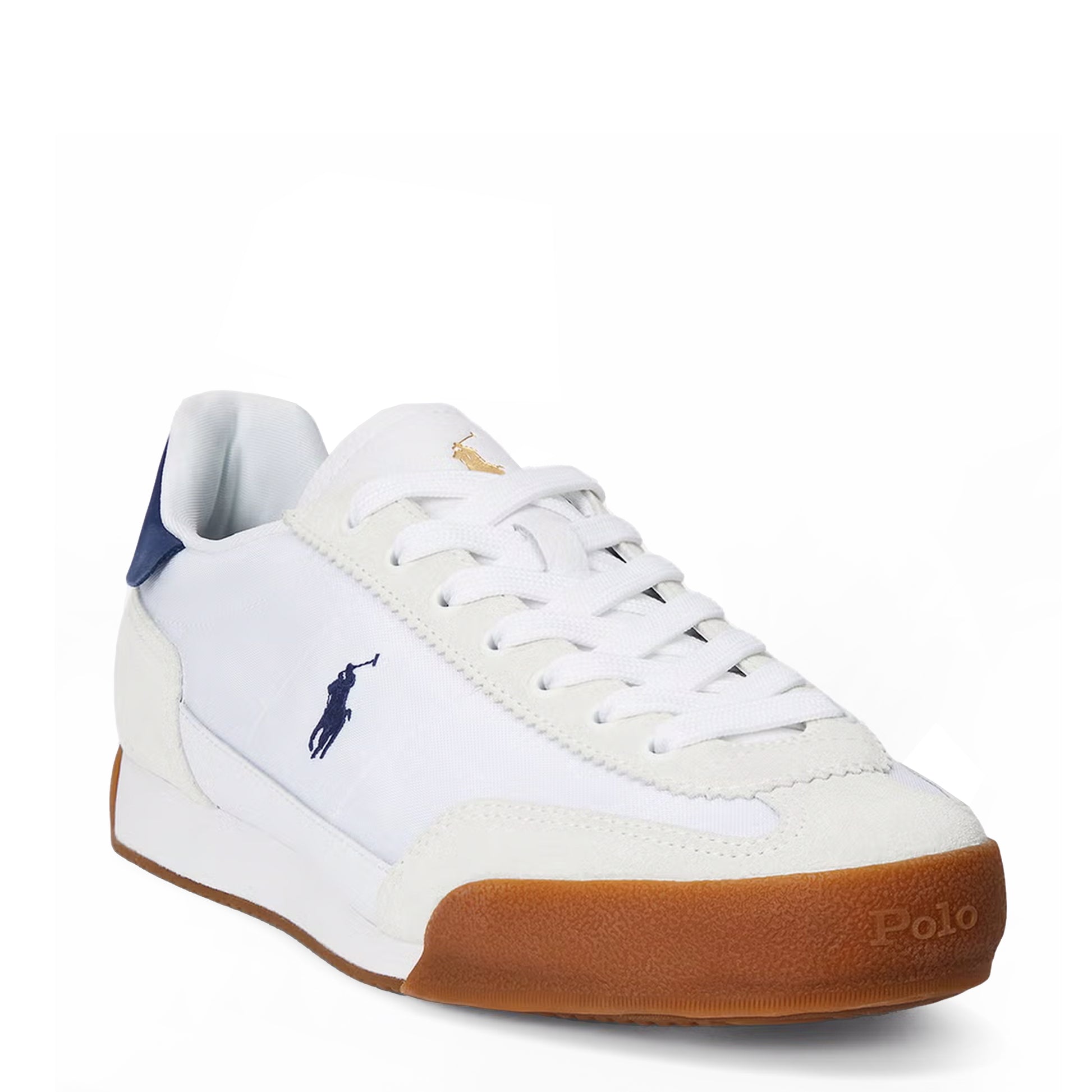 Polo Ralph Lauren Hesta Trainer White / Navy - The Sporting Lodge