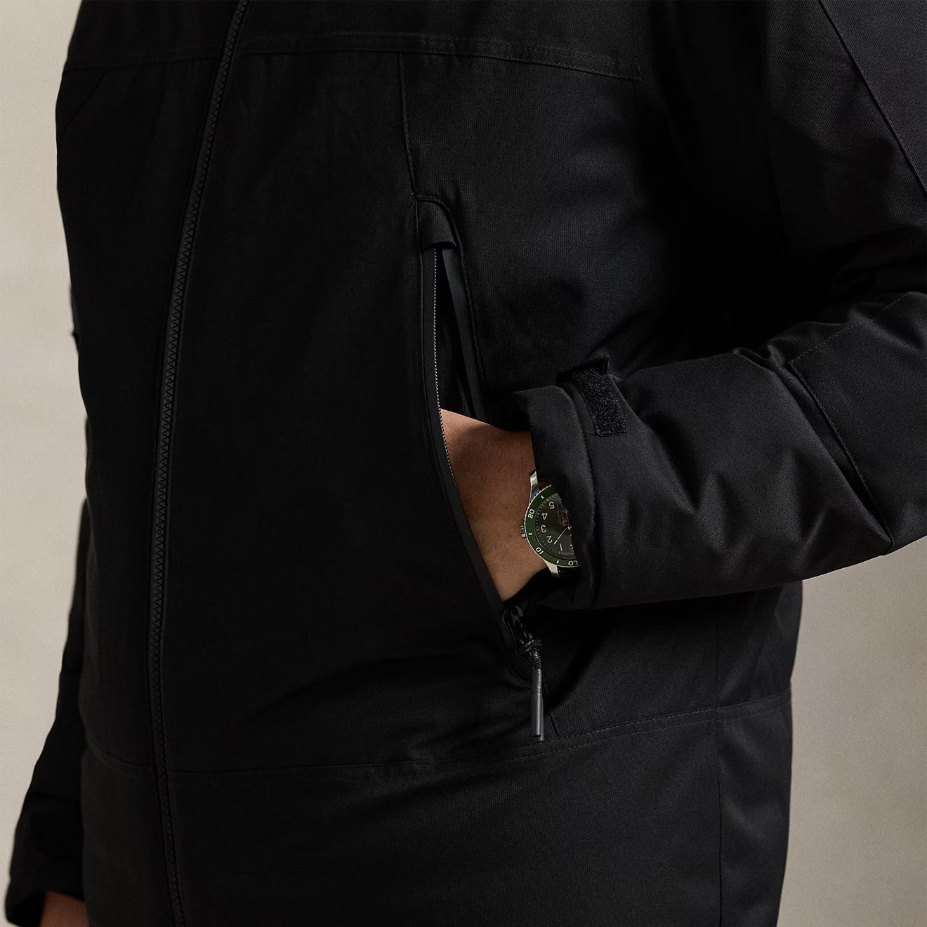 Polo Ralph Lauren Insulated Hooded Jacket Polo Black - The Sporting Lodge