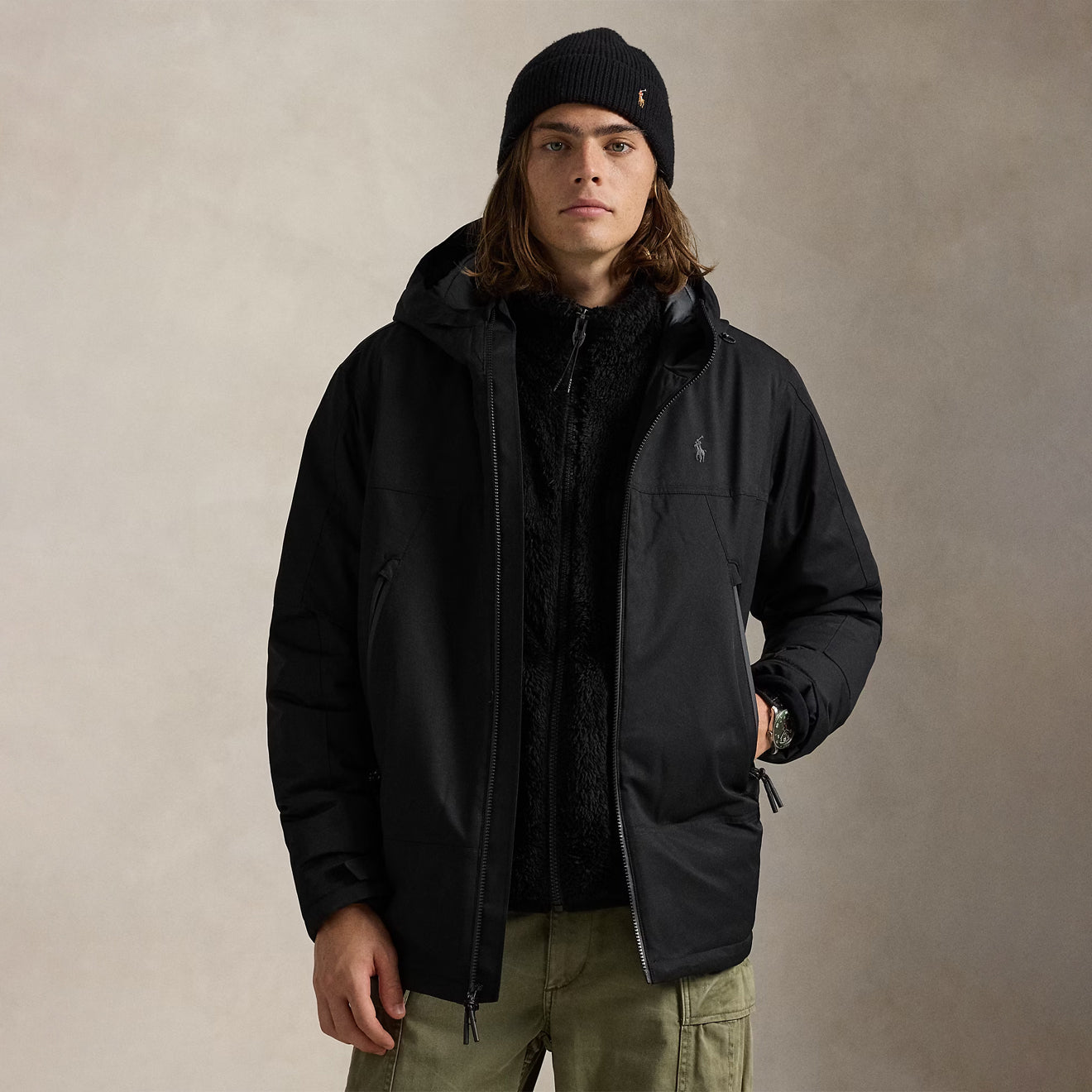 Polo Ralph Lauren Insulated Hooded Jacket Polo Black | The