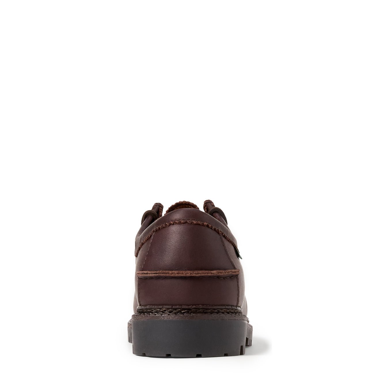 Polo Ralph Lauren Jett Lug-Sole Leather Moc-Toe Shoe Dark Brown - The Sporting Lodge
