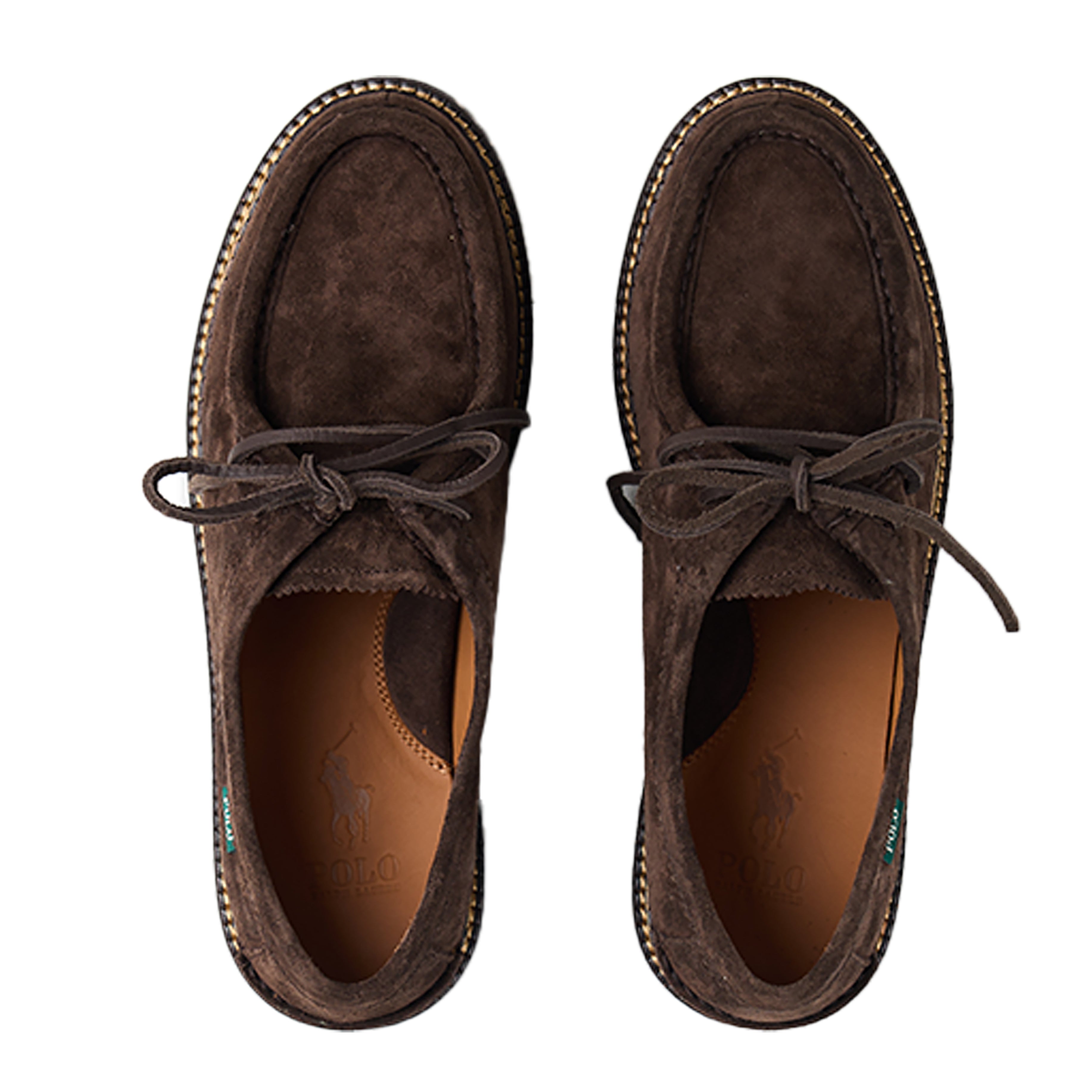 Polo Ralph Lauren Jett Lug-Sole Suede Moc-Toe Shoe Dark