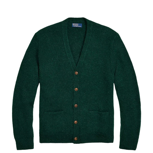 Polo Ralph Lauren Knit Cardigan Vacation Green Heather