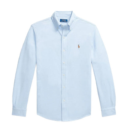 Polo Ralph Lauren Knit Oxford Shirt Chambray Blue