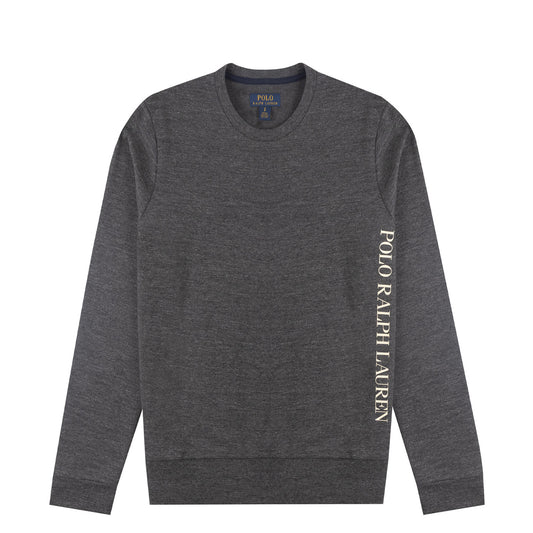 Polo Ralph Lauren L/S Crew Sleep Top Charcoal Heather