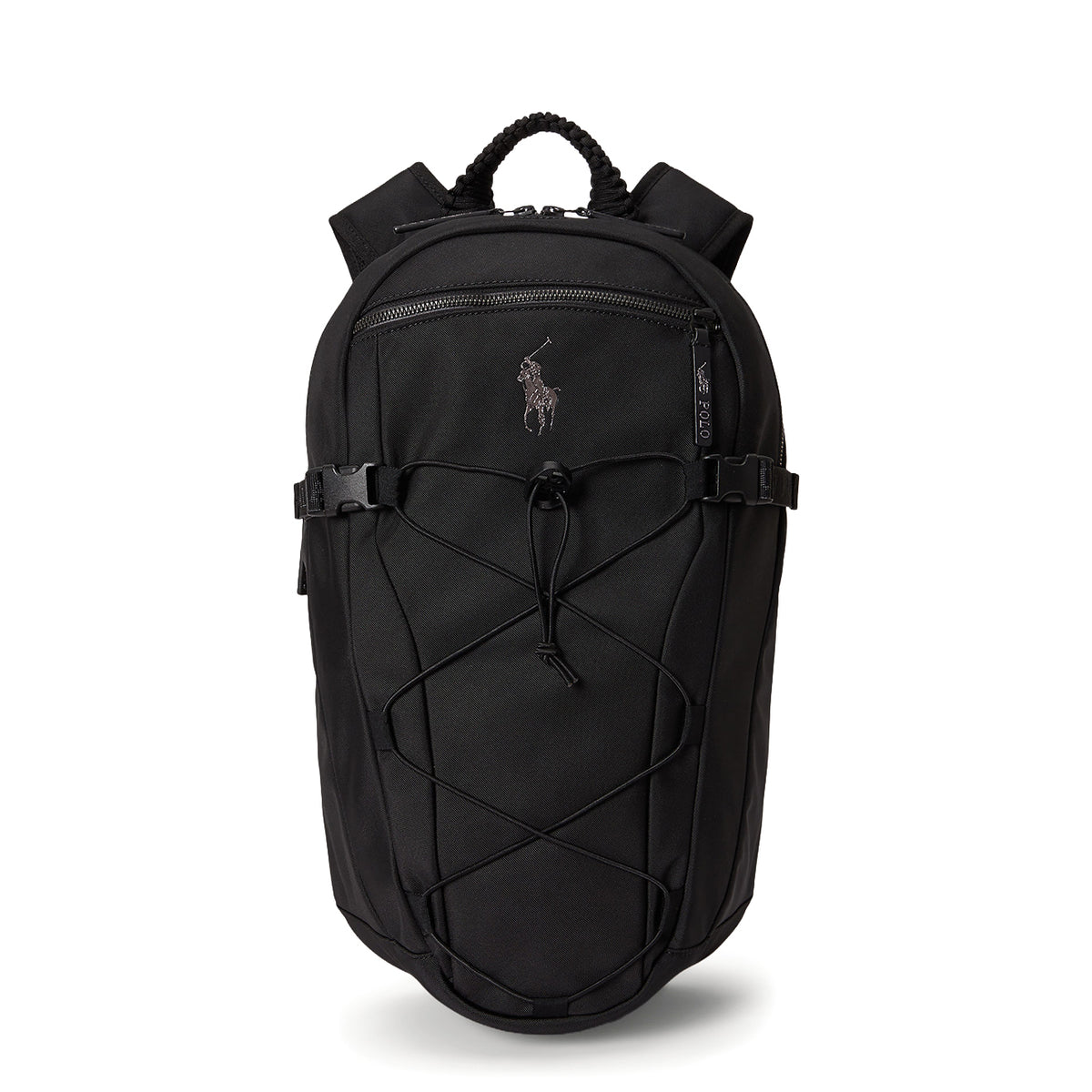 Polo Ralph Lauren Logo Trim Backpack Black
