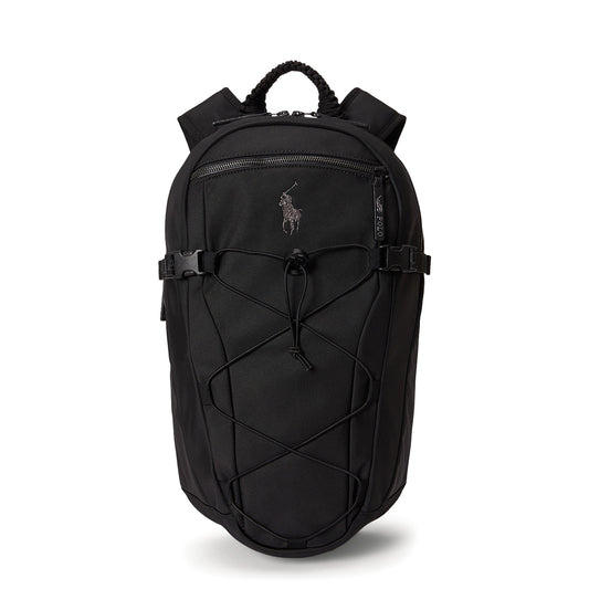Polo Ralph Lauren Logo Trim Backpack Black