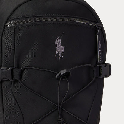 Polo Ralph Lauren Logo Trim Backpack Black