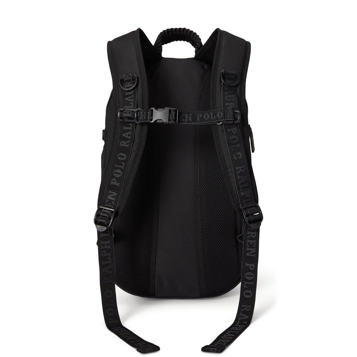 Polo Ralph Lauren Logo Trim Backpack Black