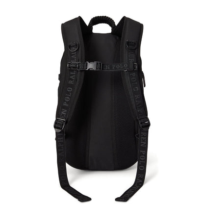 Polo Ralph Lauren Logo Trim Backpack Black