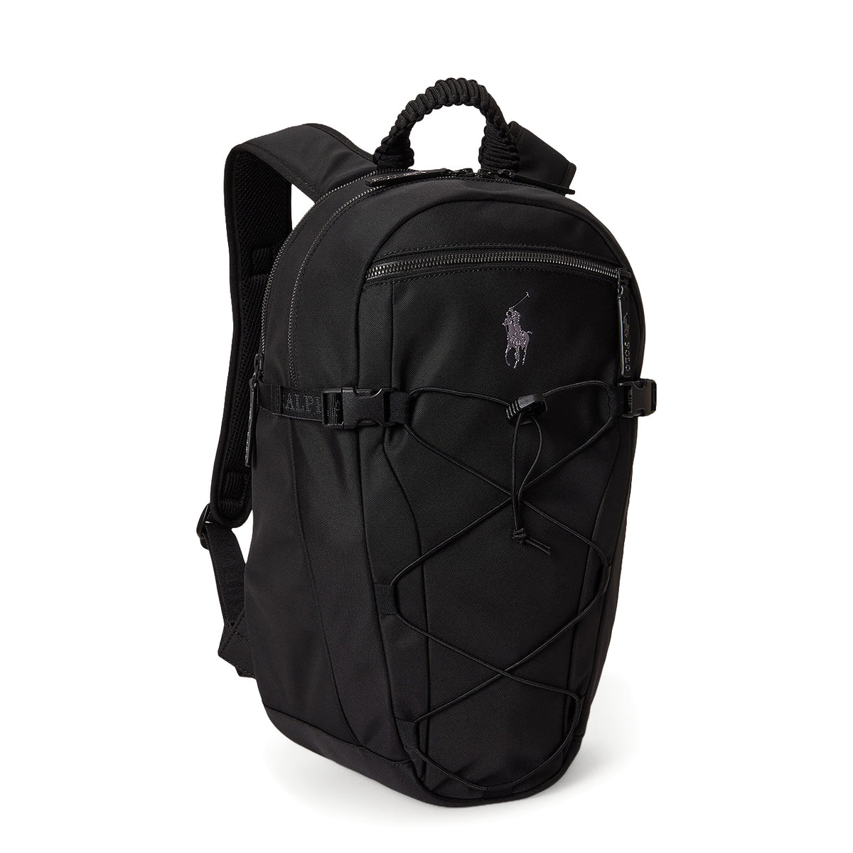 Polo Ralph Lauren Logo Trim Backpack Black