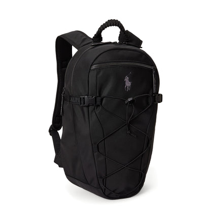 Polo Ralph Lauren Logo Trim Backpack Black
