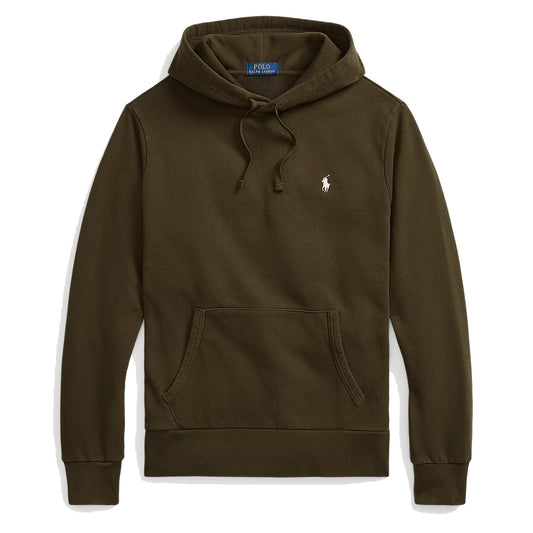 Polo Ralph Lauren Loopback Fleece Hoodie Dark Loden - The Sporting Lodge