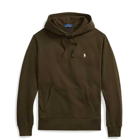 Polo Ralph Lauren Loopback Fleece Hoodie Dark Loden - The Sporting Lodge