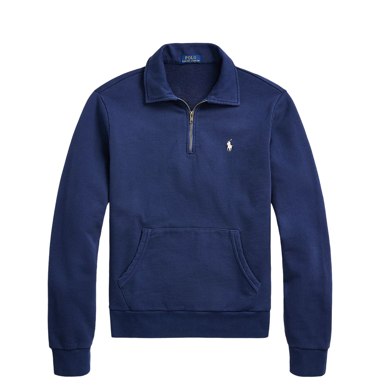 Polo Ralph Lauren Loopback Fleece Quarter-Zip Sweatshirt Cruise Navy