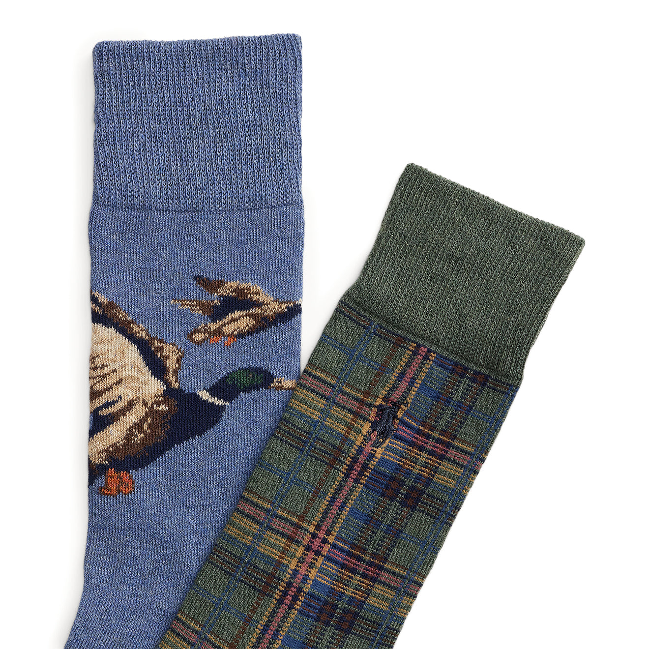 Polo Ralph Lauren Mallard Cotton Crew Sock 2-Pack Multi