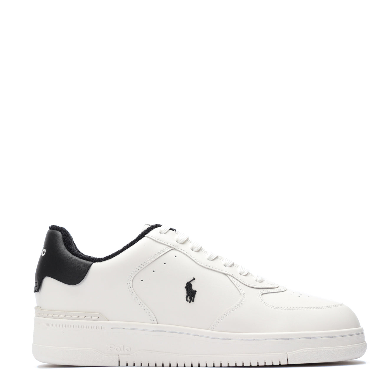 Polo Ralph Lauren Masters Court Leather Trainer Black / White