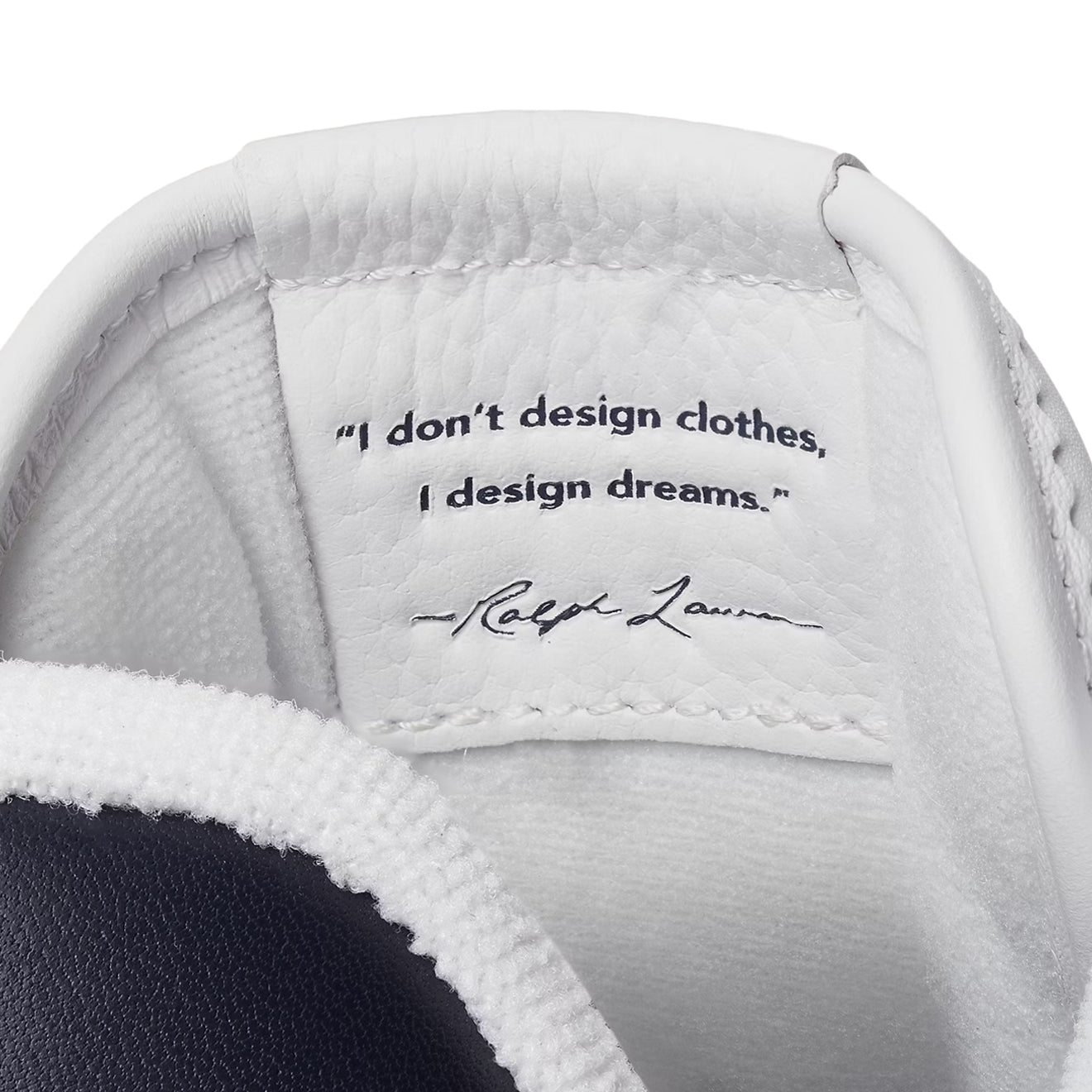 Polo Ralph Lauren Masters Court Leather Trainer White / Navy