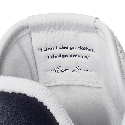 Polo Ralph Lauren Masters Court Leather Trainer White / Navy