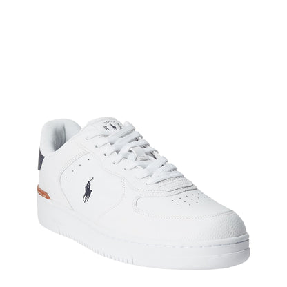 Polo Ralph Lauren Masters Court Leather Trainer White / Navy
