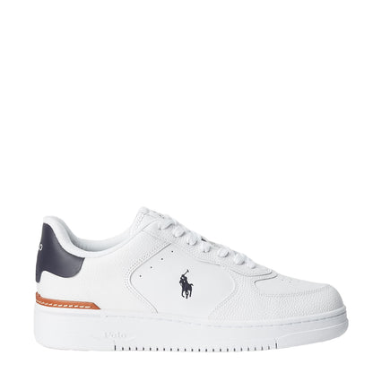 Polo Ralph Lauren Masters Court Leather Trainer White / Navy