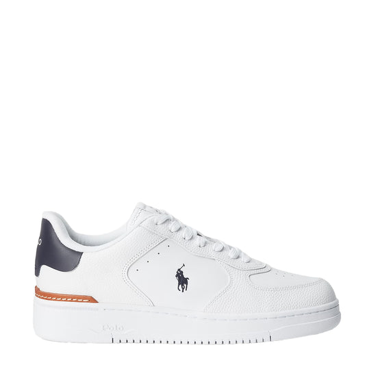 Polo Ralph Lauren Masters Court Leather Trainer White / Navy