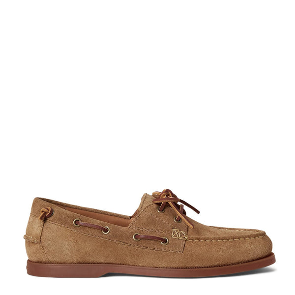 Polo Ralph Lauren Merton Suede Boat Shoe Desert Tan – The  display picture 1