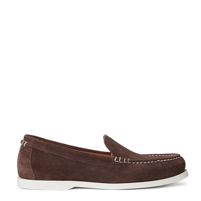 Polo Ralph Lauren Merton Suede Venetian Loafer Dark Brown